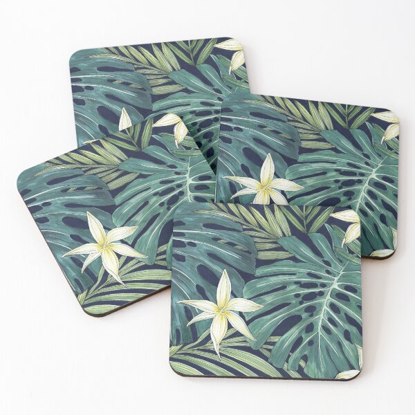 Item preview, Midnight Tropical Leaves designed and sold by Helen Ashley.