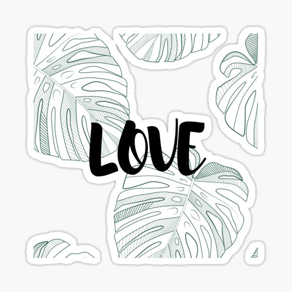 Stickers - plant - LOVE Sticker