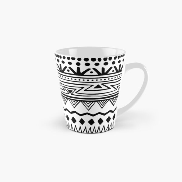 Item preview, Boho style pattern black and white designed and sold by hexdecor.
