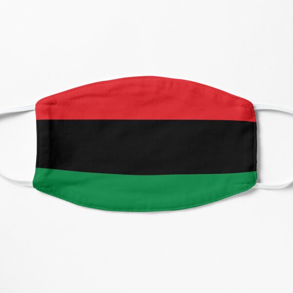 Pan African Flag T-Shirt - UNIA Flag Sticker - Afro American Flag Mask