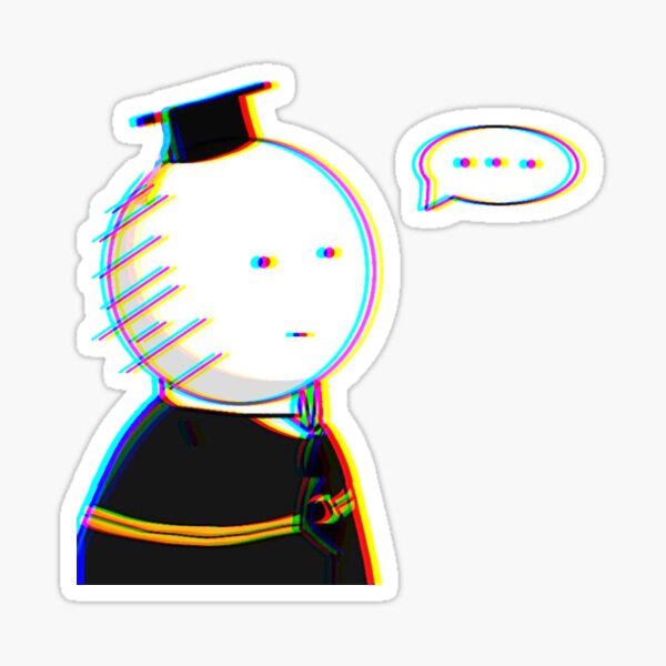 Koro Sensei visage pâle - Assassination Classroom Sticker