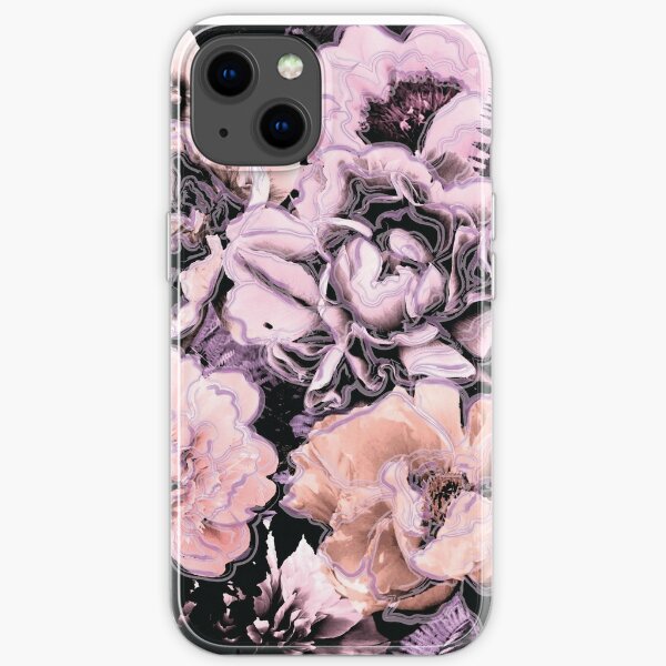 Bold Floral Lilac iPhone Soft Case
