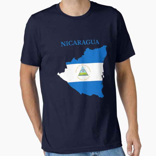 Item preview, Nicaragua Map Flag designed and sold by marosharaf.