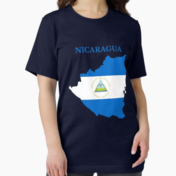 Item preview, Nicaragua Map Flag designed and sold by marosharaf.