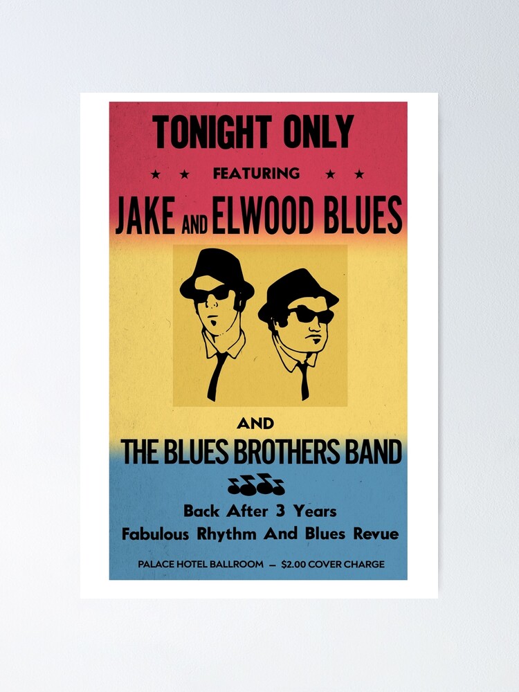 The Blues Brothers Classic Movie Premium METAL Poster Art Print Gift