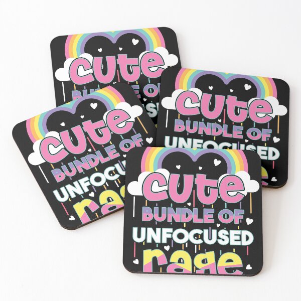 Item preview, Rainbow Pain Gift Design Cute Bundle Of Unfocused Rage print designed and sold by Lisbob.