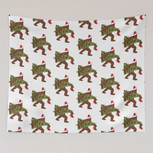 Item preview, Funny Bigfoot Santa Claus Gift for Christmas designed and sold by ChezM1989.