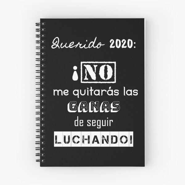 Item preview, Motivational quotes t-shirts. "Querido 2020: No me quitaras las ganas de seguir luchando" designed and sold by RosalinaRV.