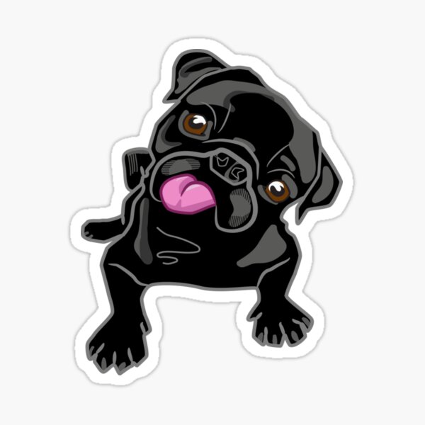 Item preview, Tongues out  designed and sold by Puglitical.
