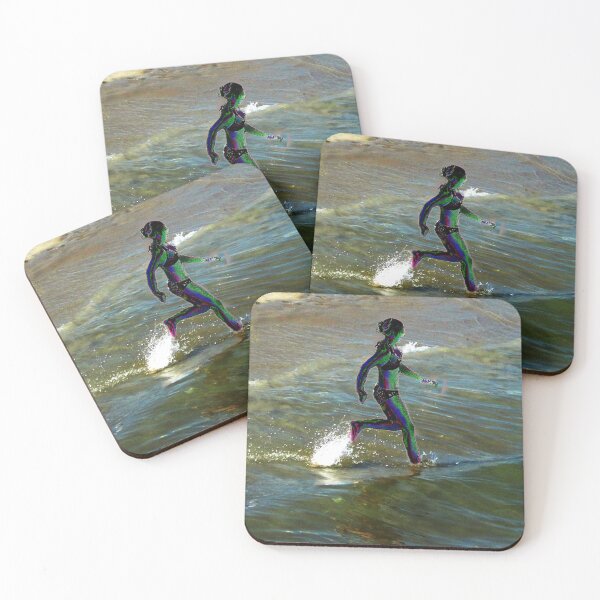 Item preview, Running Girl of a Different Ocean designed and sold by AuntyReni.