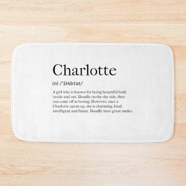 Item preview, Charlotte Definition designed and sold by tastifydesigns.