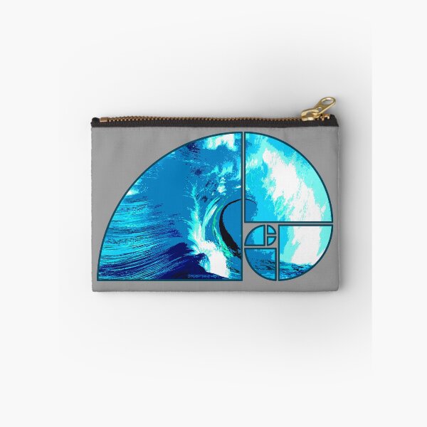 Item preview, Ocean Wave Fibonacci Spiral designed and sold by ROBOTFACE T-Shirts.