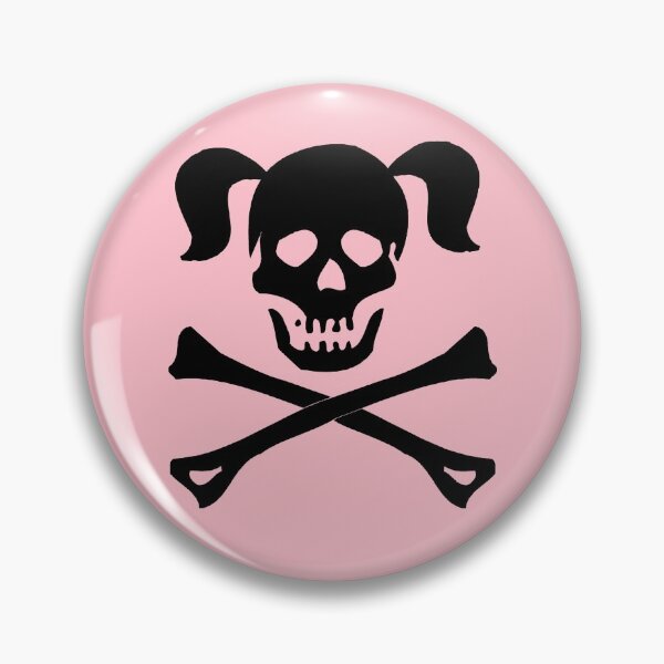 Item preview, Crossbones Skull Pigtails designed and sold by SportsT-Shirts.