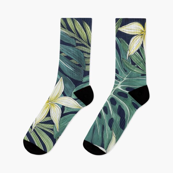 Item preview, Midnight Tropical Leaves designed and sold by Helen Ashley.
