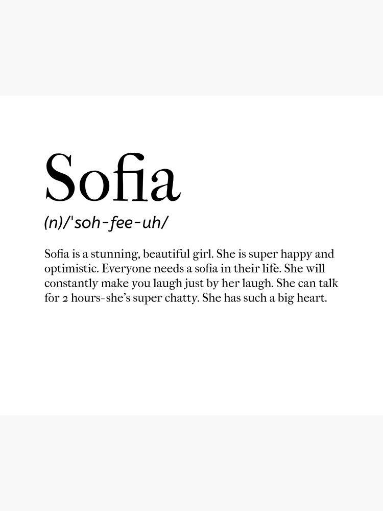 sofia-definition-poster-by-tastifydesigns-redbubble