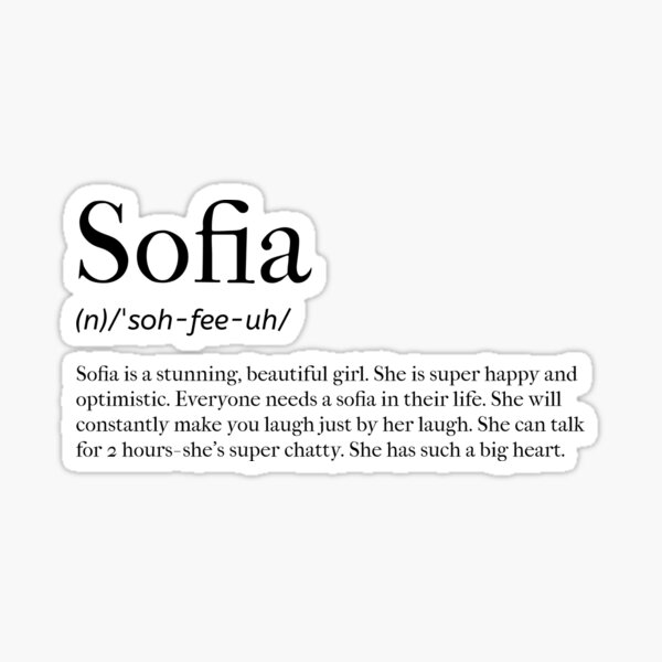 sofia-definition-sticker-for-sale-by-tastifydesigns-redbubble