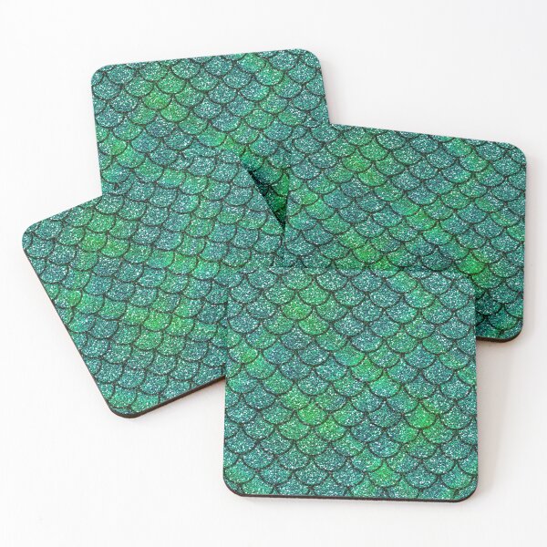 Item preview, Sparkly Mermaid Scales Faux glitter designed and sold by SusanaDesigns.