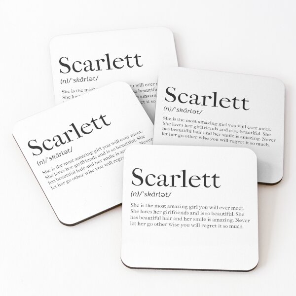 Item preview, Scarlett Definition designed and sold by tastifydesigns.