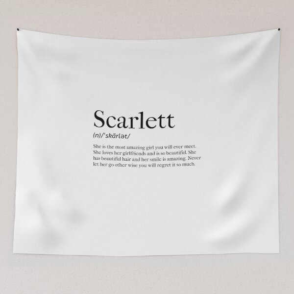 Item preview, Scarlett Definition designed and sold by tastifydesigns.