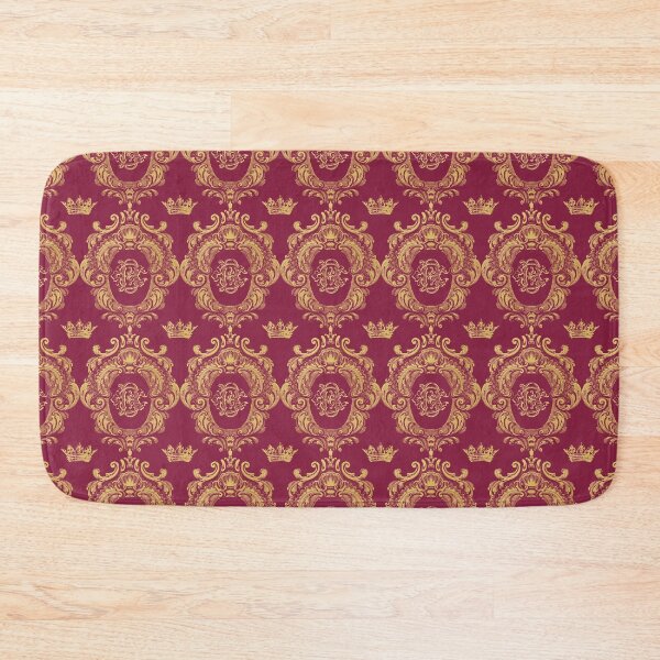 Item preview, Castlefield Monogram Crest Red & Gold designed and sold by grandreverie.