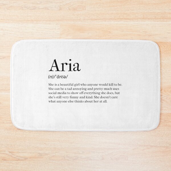 Item preview, Aria Definition designed and sold by tastifydesigns.