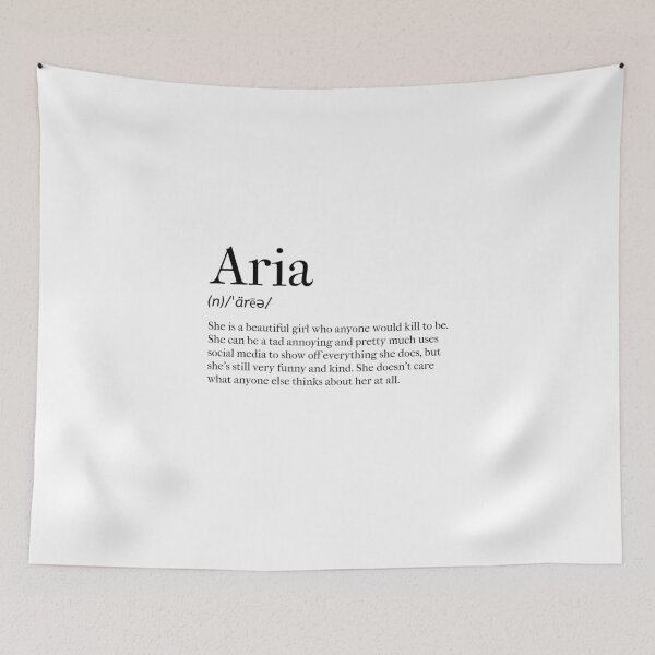 Item preview, Aria Definition designed and sold by tastifydesigns.