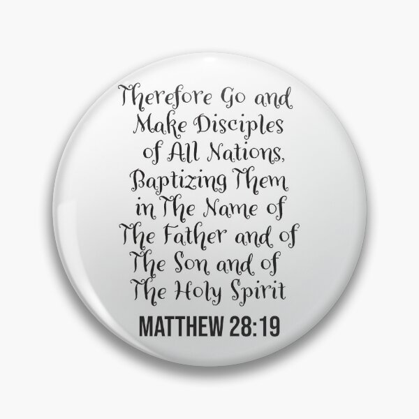 Item preview, Bible Verse | Therefore Go and Make Disciples Of All Nations | Matthew 28:19 designed and sold by christiangoods.