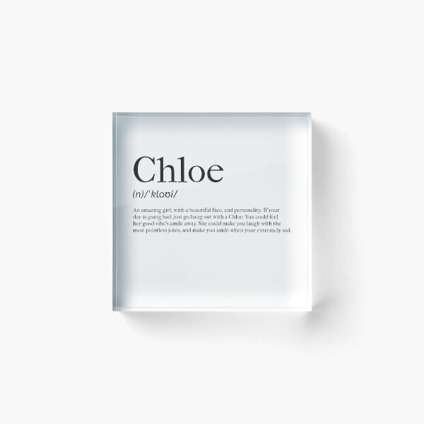 Item preview, Chloe Definition designed and sold by tastifydesigns.