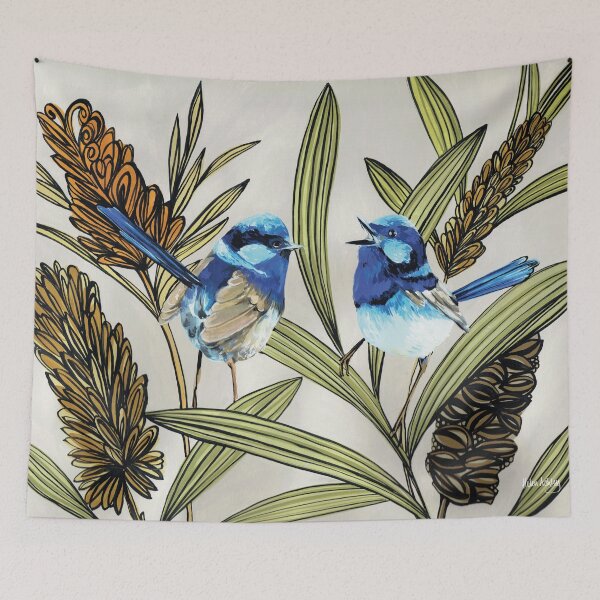 Item preview, Blue Fairy Wren designed and sold by Helen Ashley.