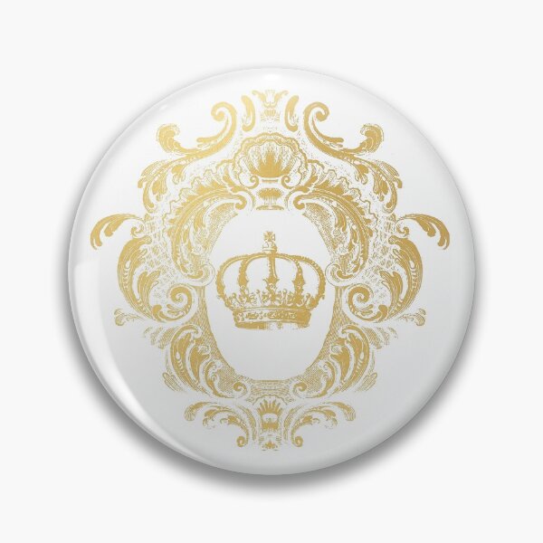 Item preview, Ornate Gold Crown White designed and sold by grandreverie.