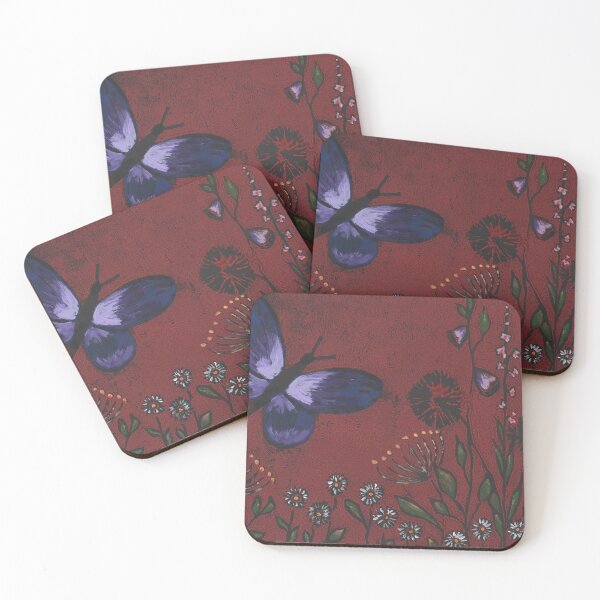 Item preview, Butterfly and Flowers 3 designed and sold by Jan Palmer.