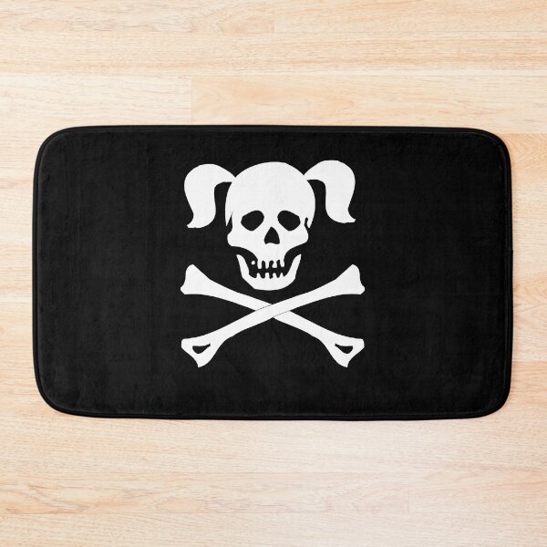 Item preview, Skull Crossbones Pigtails designed and sold by SportsT-Shirts.