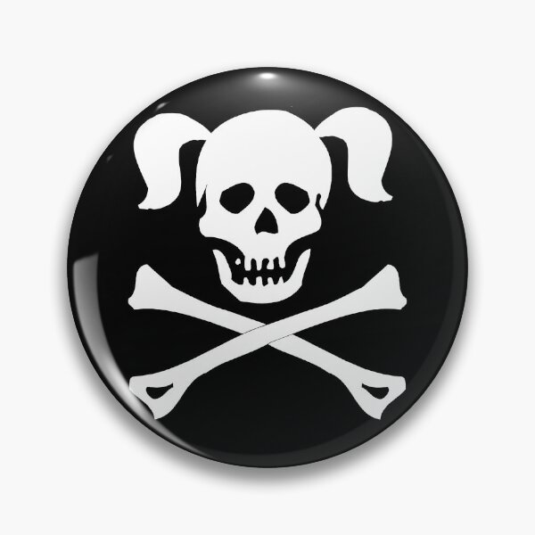 Item preview, Skull Crossbones Pigtails designed and sold by SportsT-Shirts.