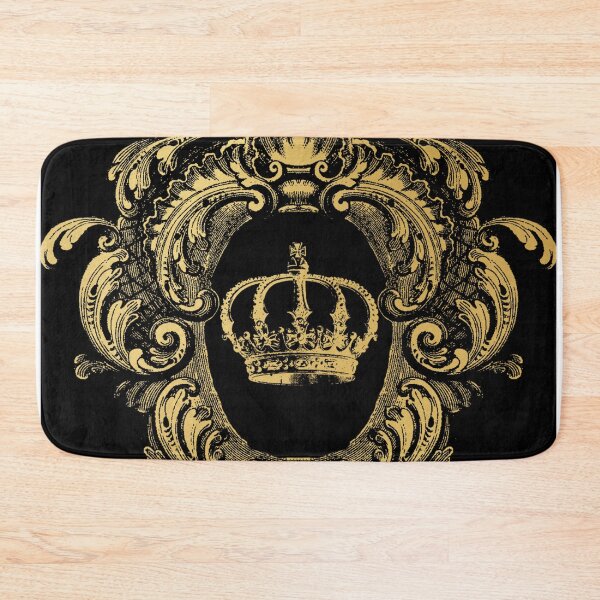 Item preview, Ornate Gold Crown Black designed and sold by grandreverie.