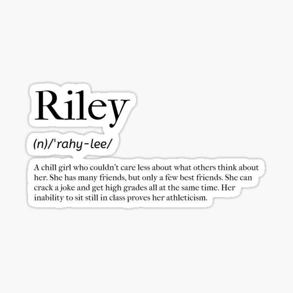 Riley Girls Name | Poster