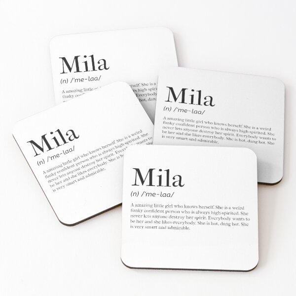 Item preview, Mila Definition designed and sold by tastifydesigns.