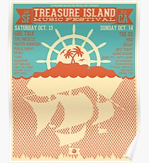 Treasure Island Music Festival Poster Poster