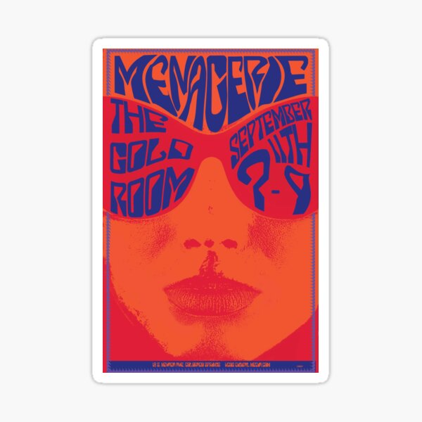 Menagerie Live at The Gold Room Sticker