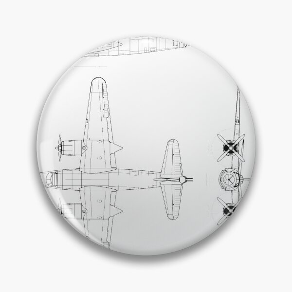 Item preview, C46 Airplane Line Art by KobehAlaska designed and sold by Kobeh.