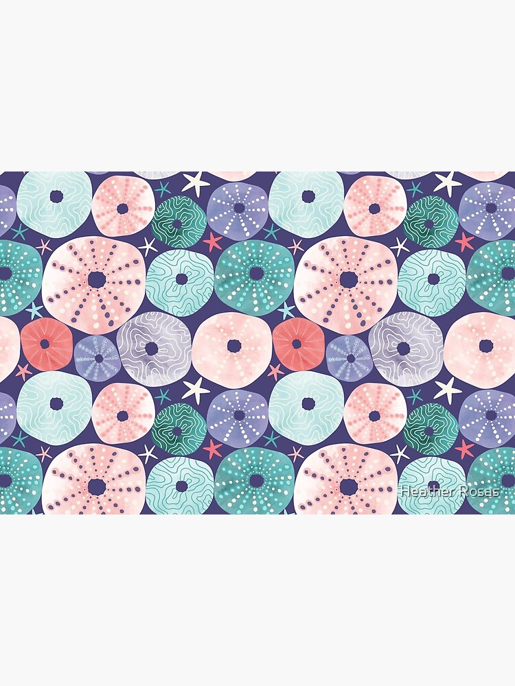 Sea Urchin Shells Purple by heatherrosas