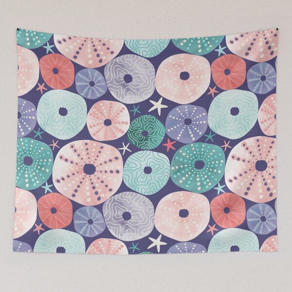 Item preview, Sea Urchin Shells Purple designed and sold by Heather Rosas.