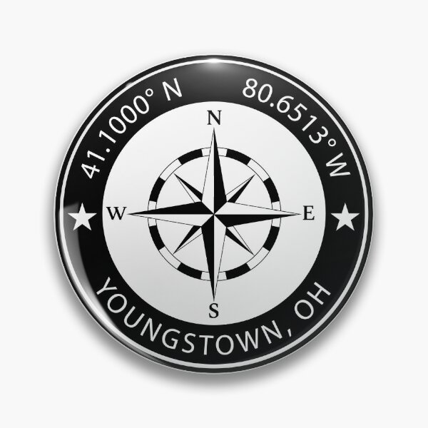 Item preview, Youngstown, Ohio Geographical Coordinates designed and sold by TeeOhGraphics.
