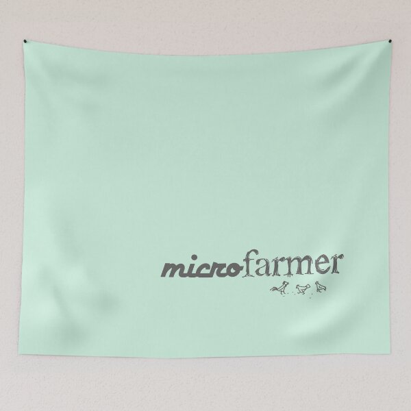 Item preview, microFARMER Graphic with Chickens designed and sold by LochNestFarm.