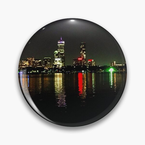 Item preview, boston skyline at night  designed and sold by regannen.