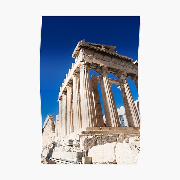 Ruins, Acropolis, Athens, Greece Poster