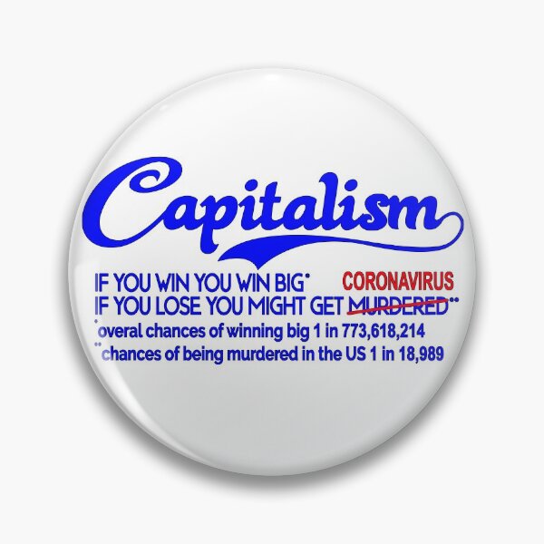 Item preview, Capitalism Kills designed and sold by YouAreHereArt.