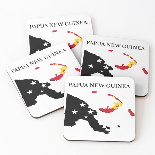 Item preview, Papua New Guinea Map Flag designed and sold by marosharaf.