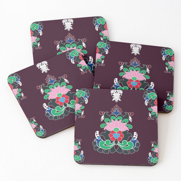 Item preview, Lotus flower pattern fabrics artwork designed and sold by SueSakpal.