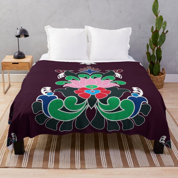 Item preview, Lotus flower pattern fabrics artwork designed and sold by SueSakpal.