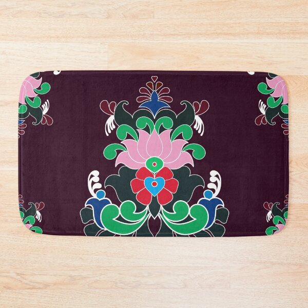 Item preview, Lotus flower pattern fabrics artwork designed and sold by SueSakpal.